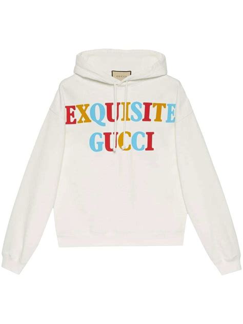 gucci applique hoodie my theresa|Logo cotton jersey hoodie in blue .